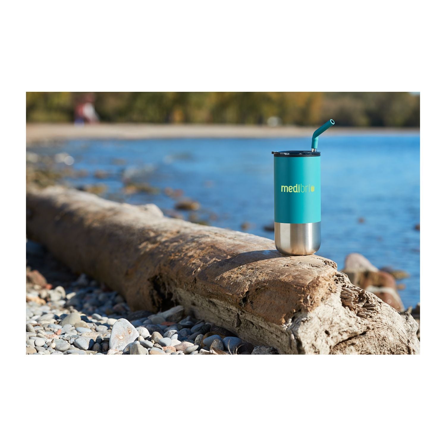 Lagom Insulated 16oz Stainless Steel Tumbler with Straw
