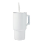 White Summit 18 oz Vacuum Insulated Mug with Straw