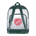 Hunter Green Rally Event Friendly Clear Backpack