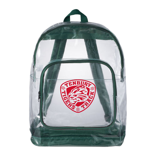 Hunter Green Rally Event Friendly Clear Backpack