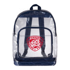 Navy Rally Event Friendly Clear Backpack