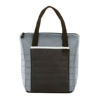 Gray Quilted 12-Can Lunch Cooler