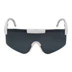 White August Recycled Blade Sport Sunglasses