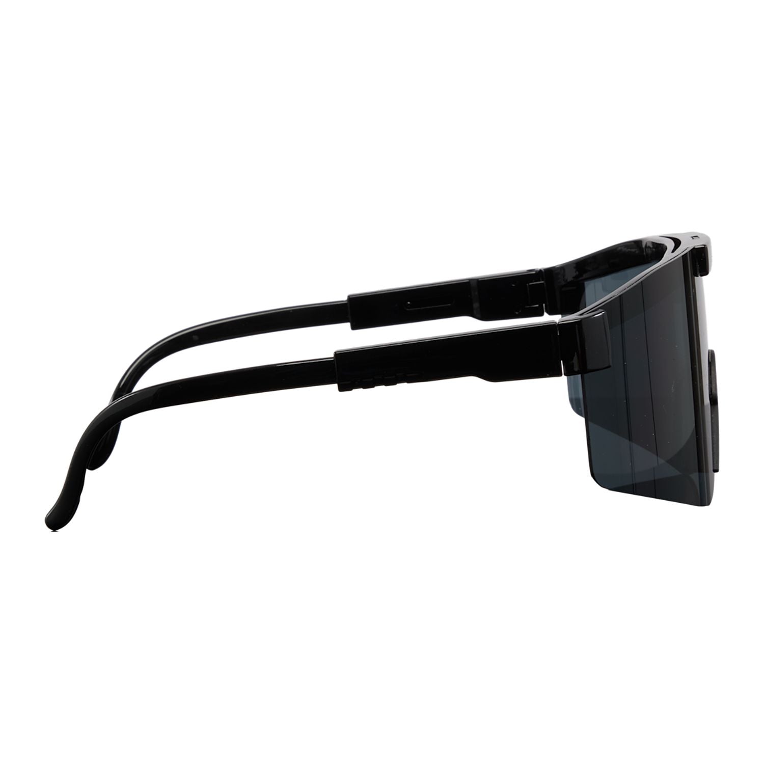Side view of August Recycled Blade Sport Sunglasses
