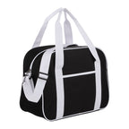 Black Varsity Sport Duffle Bag