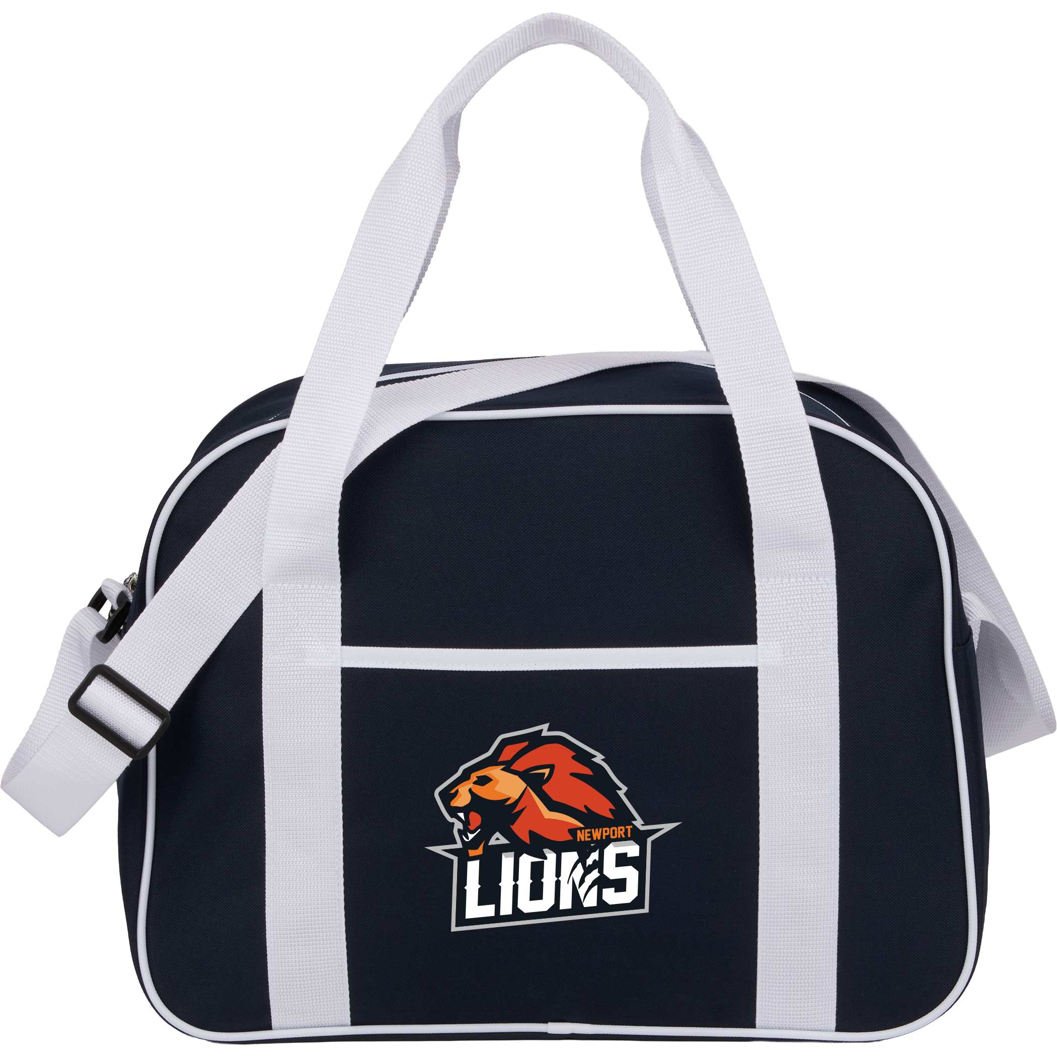 Navy Varsity Sport Duffle Bag