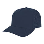 Cap America Premium Water-Resistant Perforated Cap - Navy