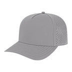 Cap America Premium Water-Resistant Perforated Cap - Silver