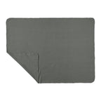 Gray 100% Recycled PET Fleece Blanket