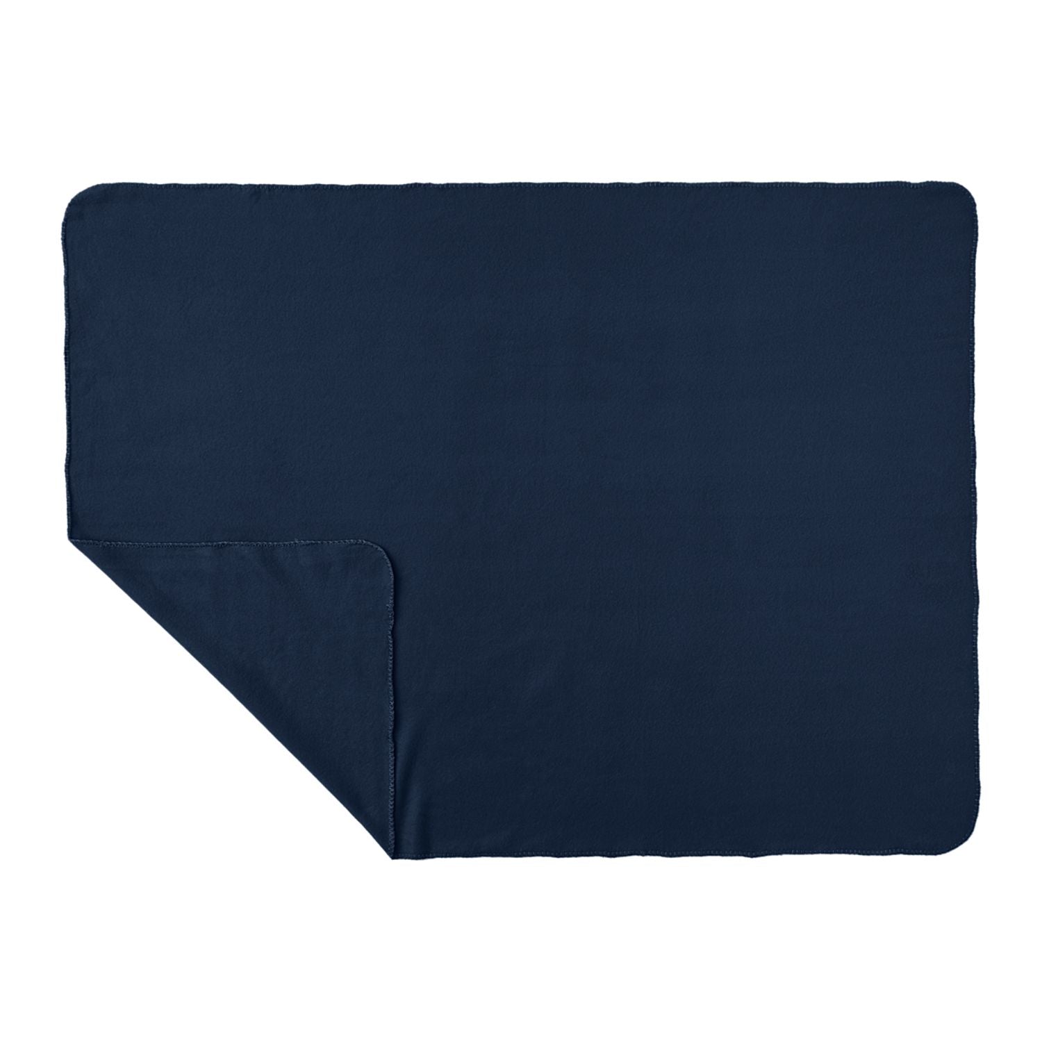 Navy 100% Recycled PET Fleece Blanket