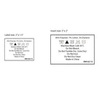 Thames Dye Sublimated Dress Socks labels
