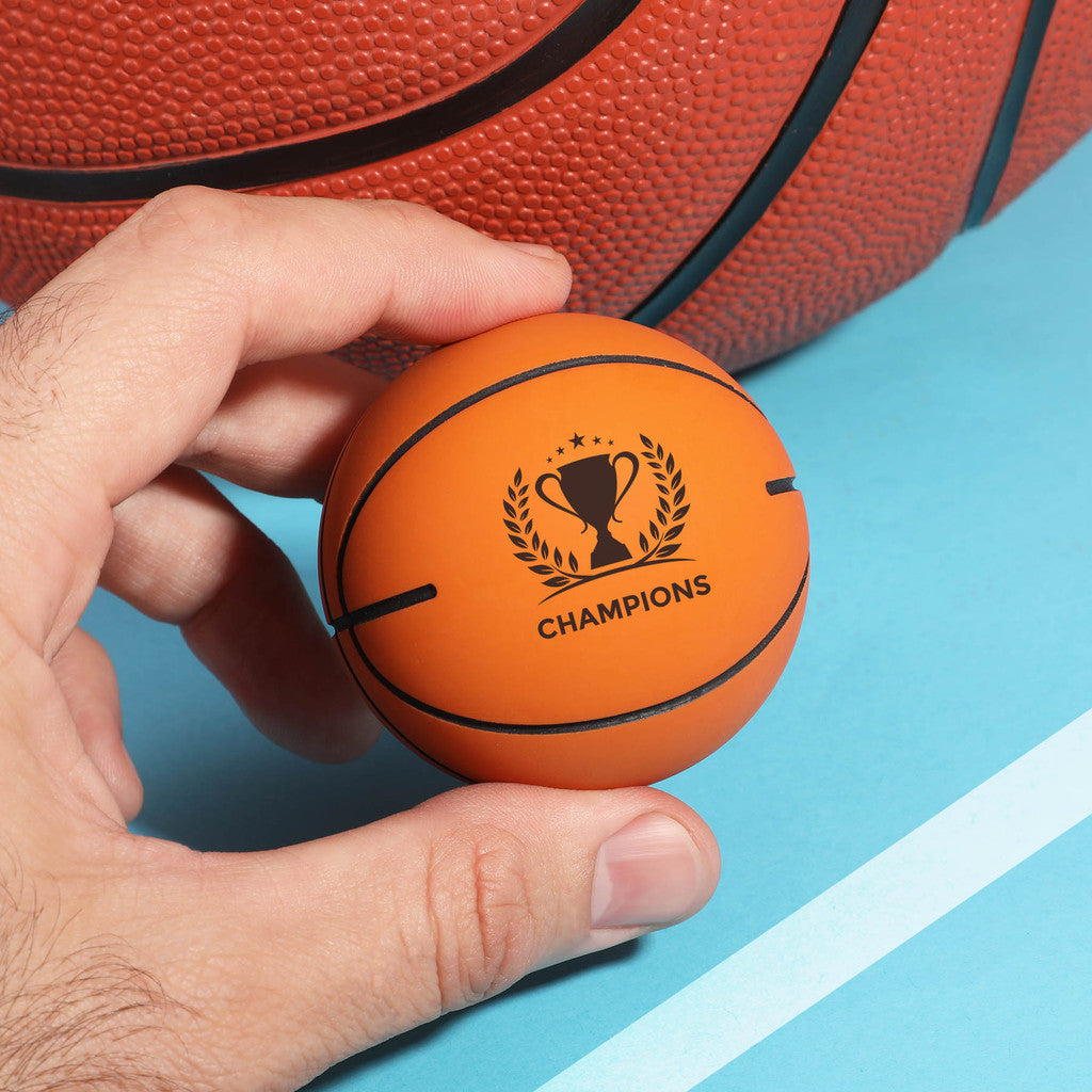 Lil' Slam Dunk Mini Bouncing Basketball with a custom logo