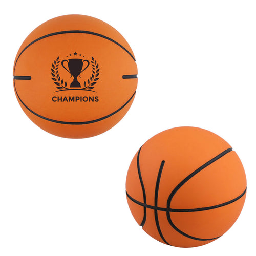 Lil' Slam Dunk Mini Bouncing Basketball with a custom logo 