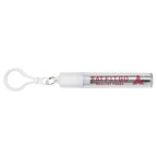 White 8" Reusable Stainless Steel Straw