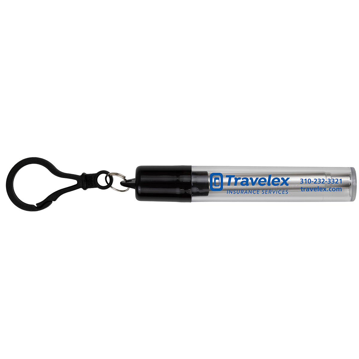 Black 8" Reusable Stainless Steel Straw