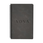 Gray Old Money Soft Cover Spiral Journal
