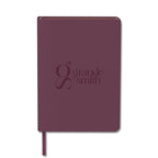 Berry Blossom  Luna Soft Cover Journal with a custom deboss logo on the front cover