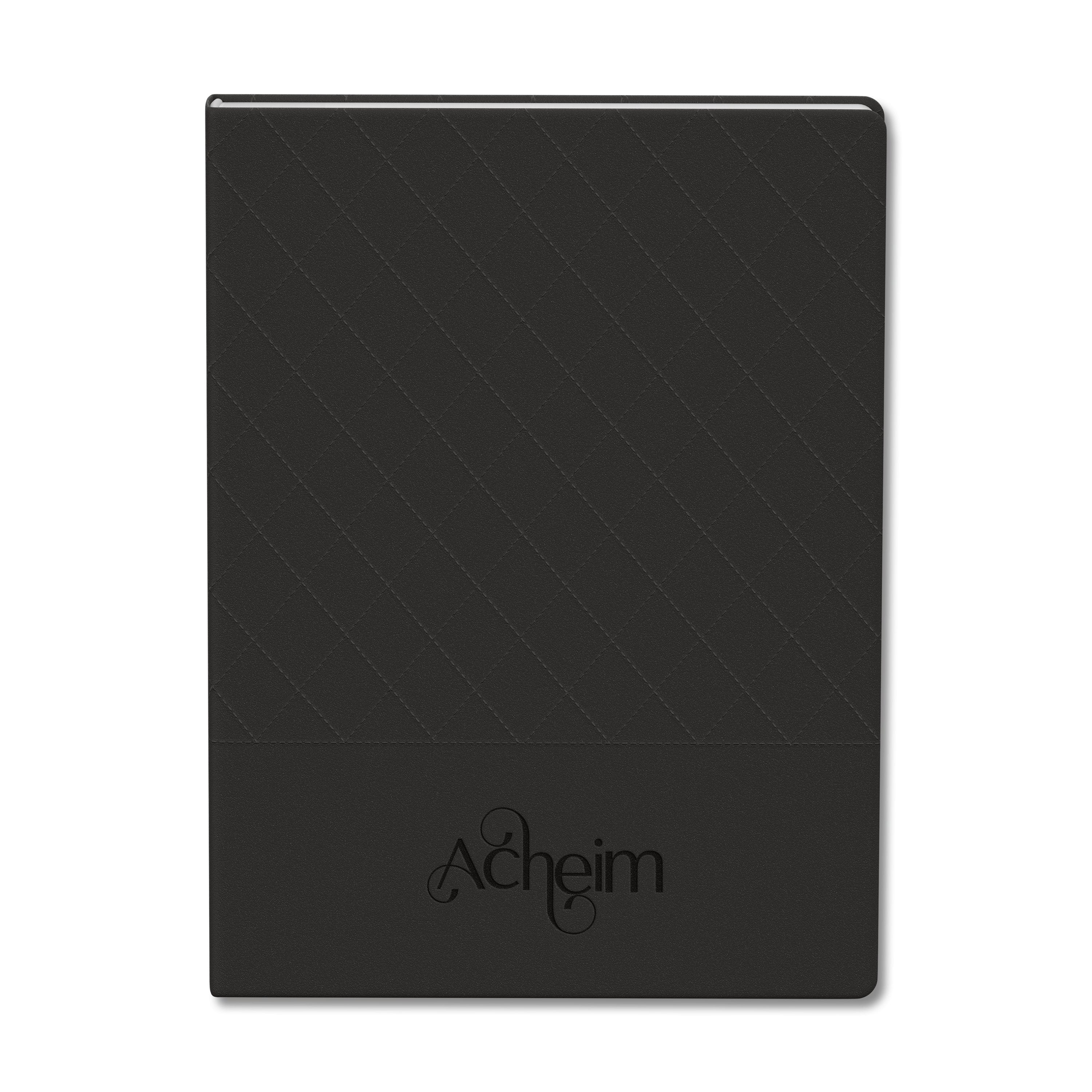 Black Luna Hard Cover Journal with custom logo