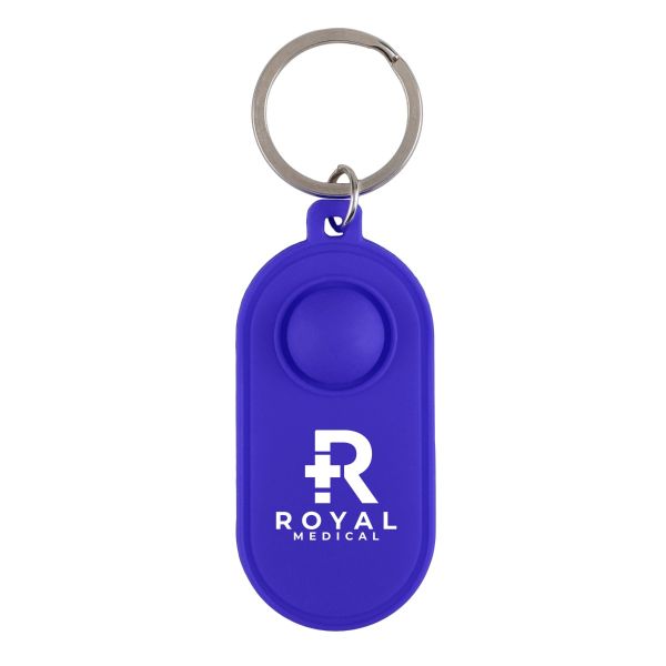 Bue Silicone Stress Pop It Key Tag