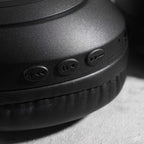 Sound Sharp Wireless Headphones close up photo of buttons on the headphone