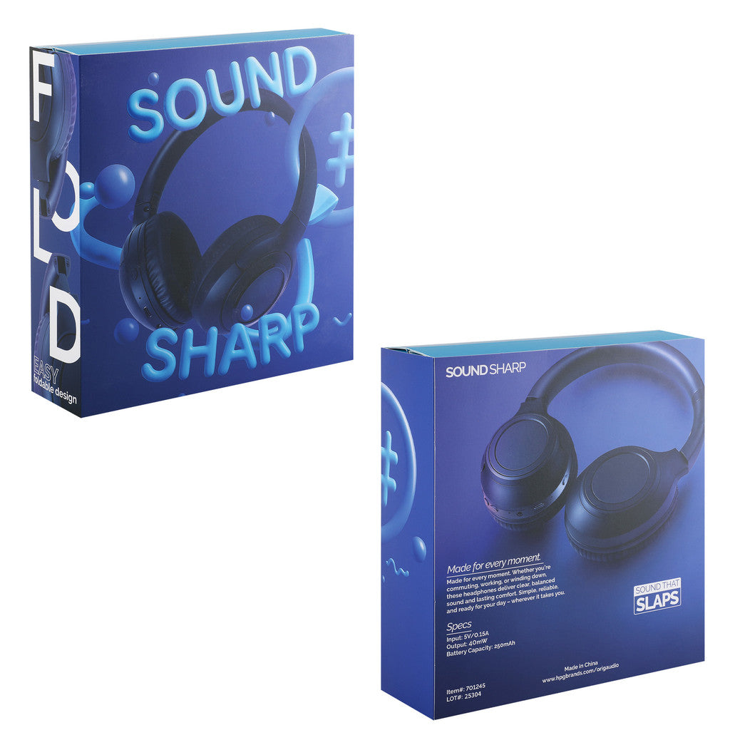 Sound Sharp Wireless Headphones Packaging