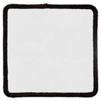 Square Sublimatable Patch with Adhesive & Black Border