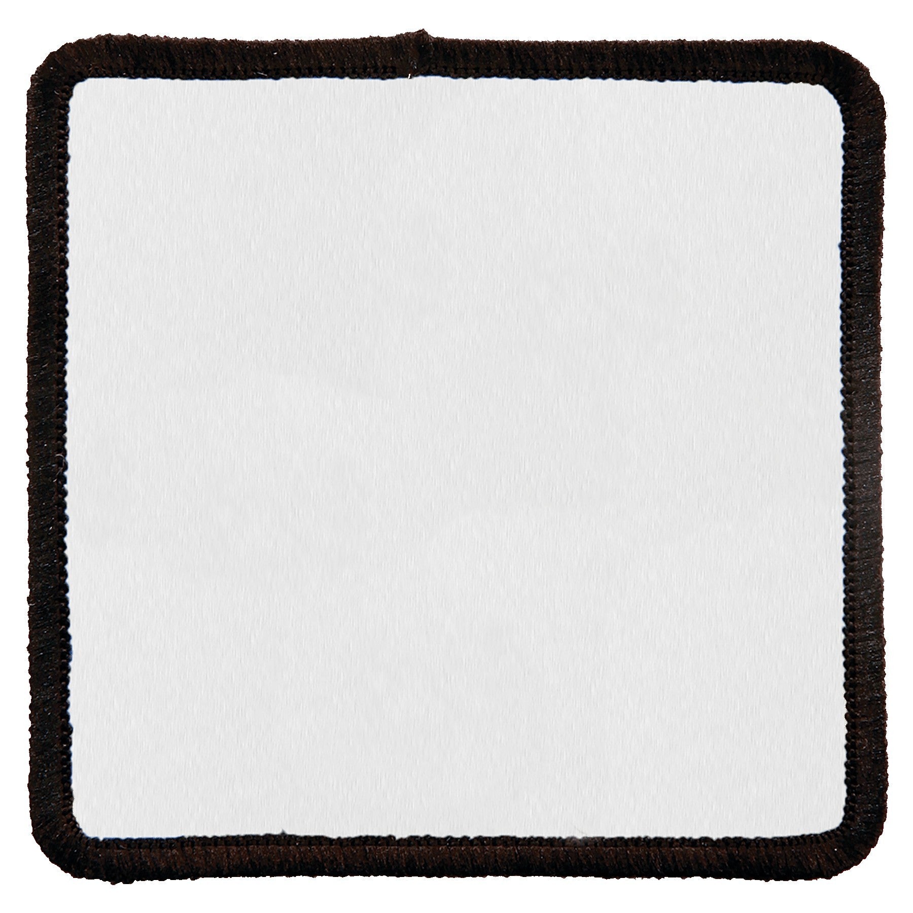 Square Sublimatable Patch with Adhesive & Black Border