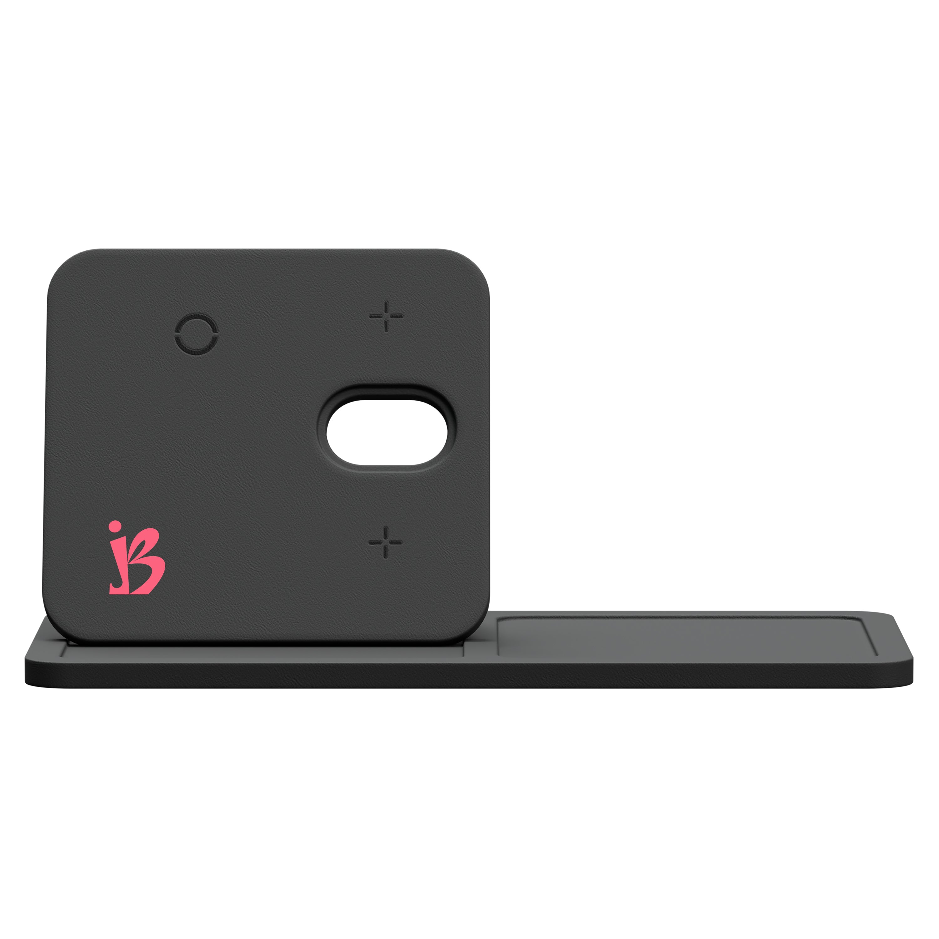 Bridge 3-in-1 Magnetic Charging Hub shown with a custom logo