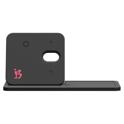 Bridge 3-in-1 Magnetic Charging Hub shown with a custom logo