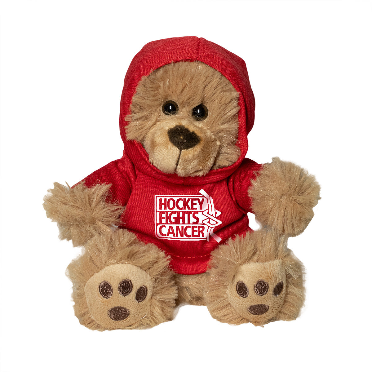 Ted T. 6" Plush Teddy Bear with Red Hoodie