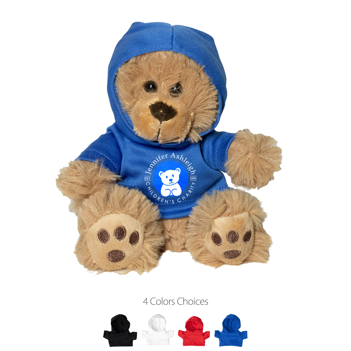 Ted T. 6" Plush Teddy Bear with Hoodie Group Image