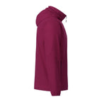 Maroon jacket on a white background