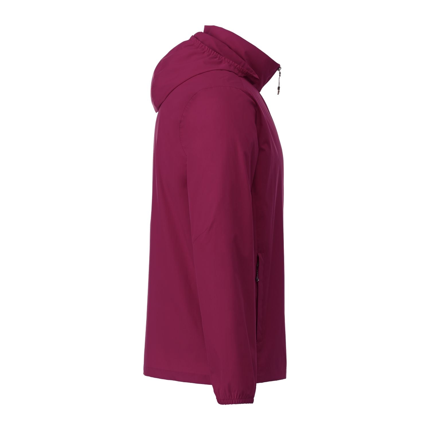 Maroon jacket on a white background