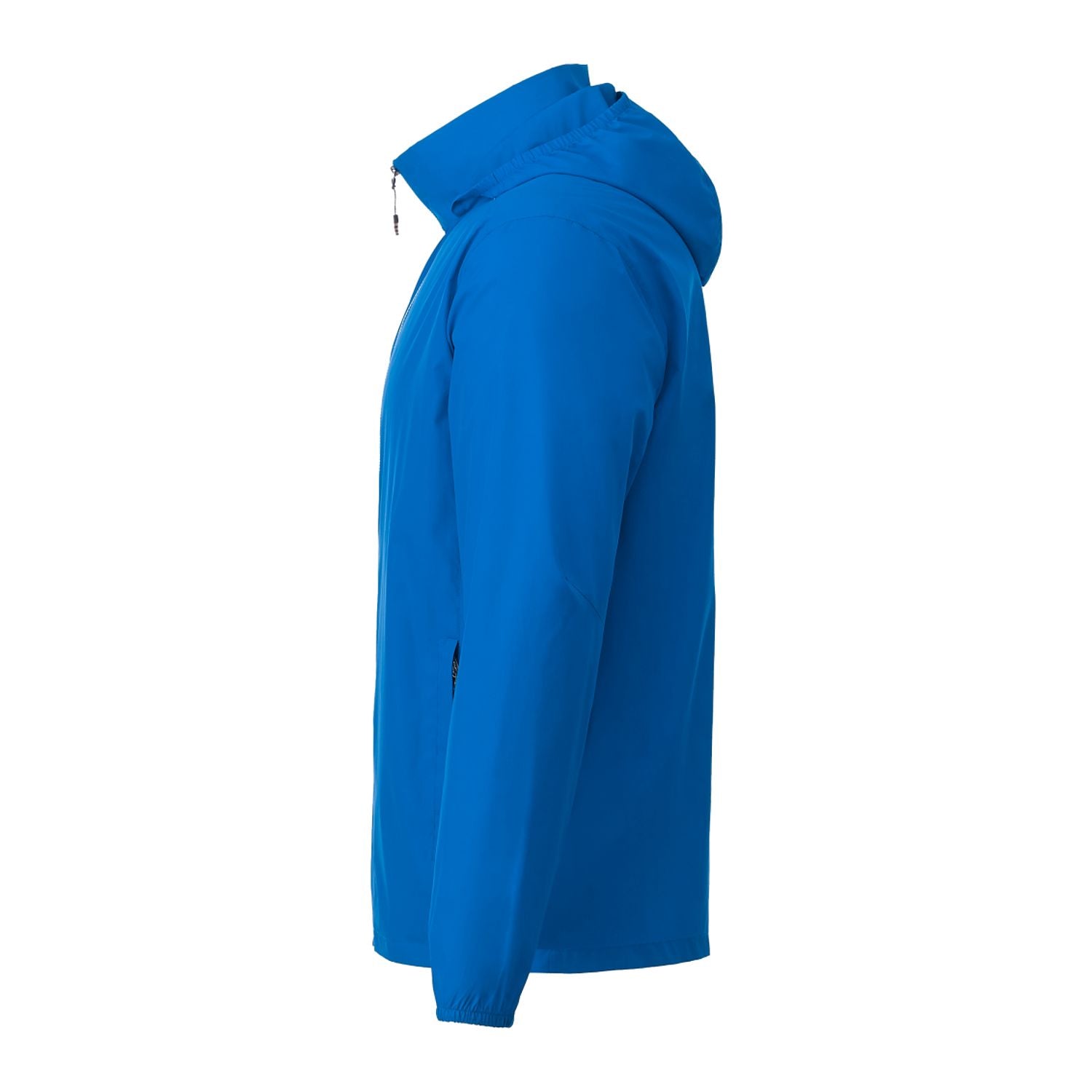 Blue jacket on a white background