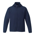 Navy blue jacket on a white background