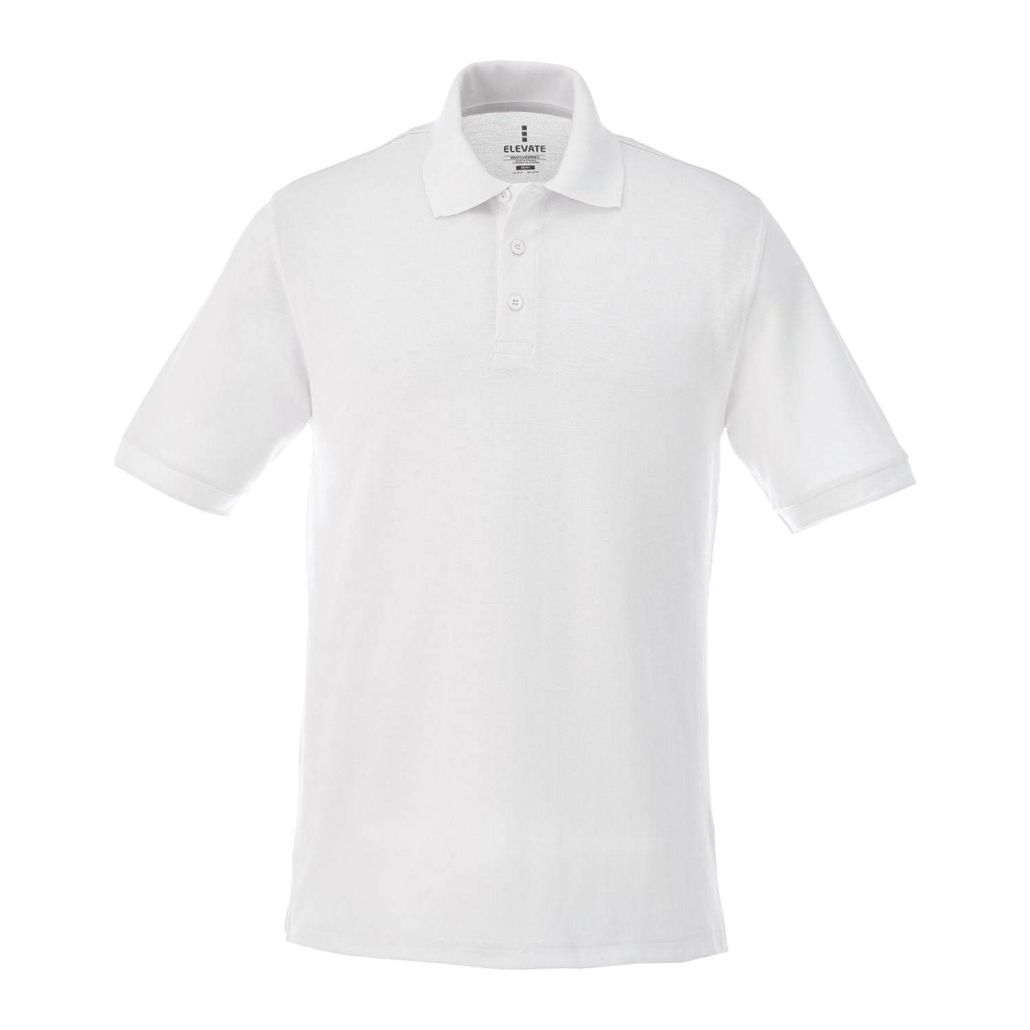 White Men's Belmont Short Sleeve Pique Polo