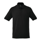 Black Men's Belmont Short Sleeve Pique Polo