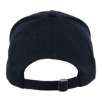 Navy Recycled Cotton Twill 5 Panel Ballcap shown from behind