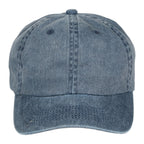Vintage Navy Recycled Cotton Washed 6 Panel Ballcap