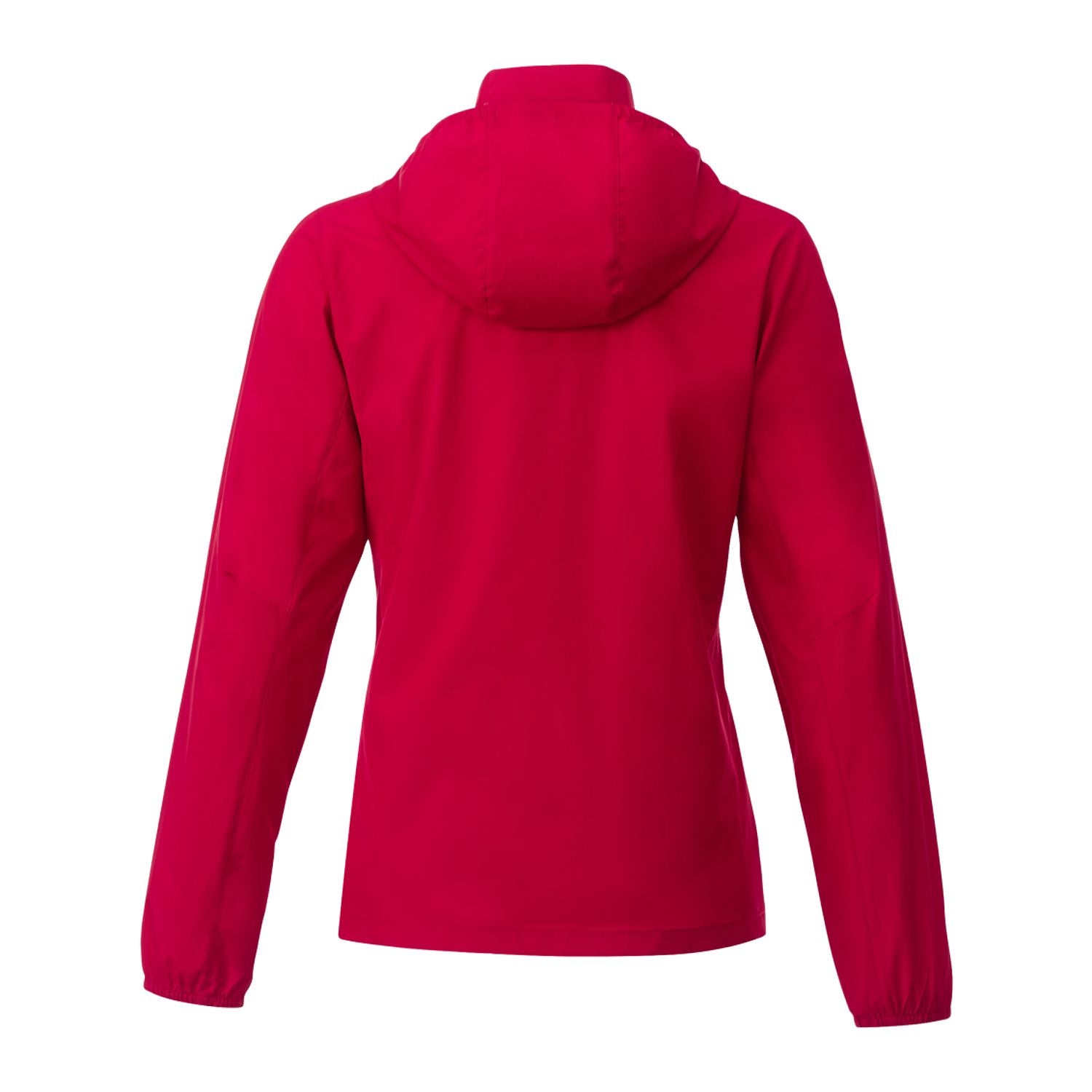 Red Women's Toba Packable Jacket Back View