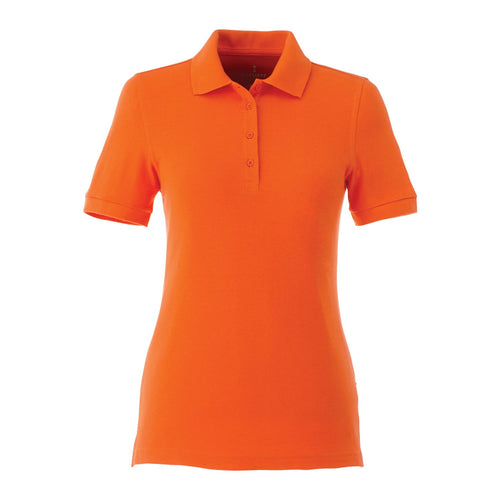 Orange Women's BELMONT Short Sleeve Pique Polo