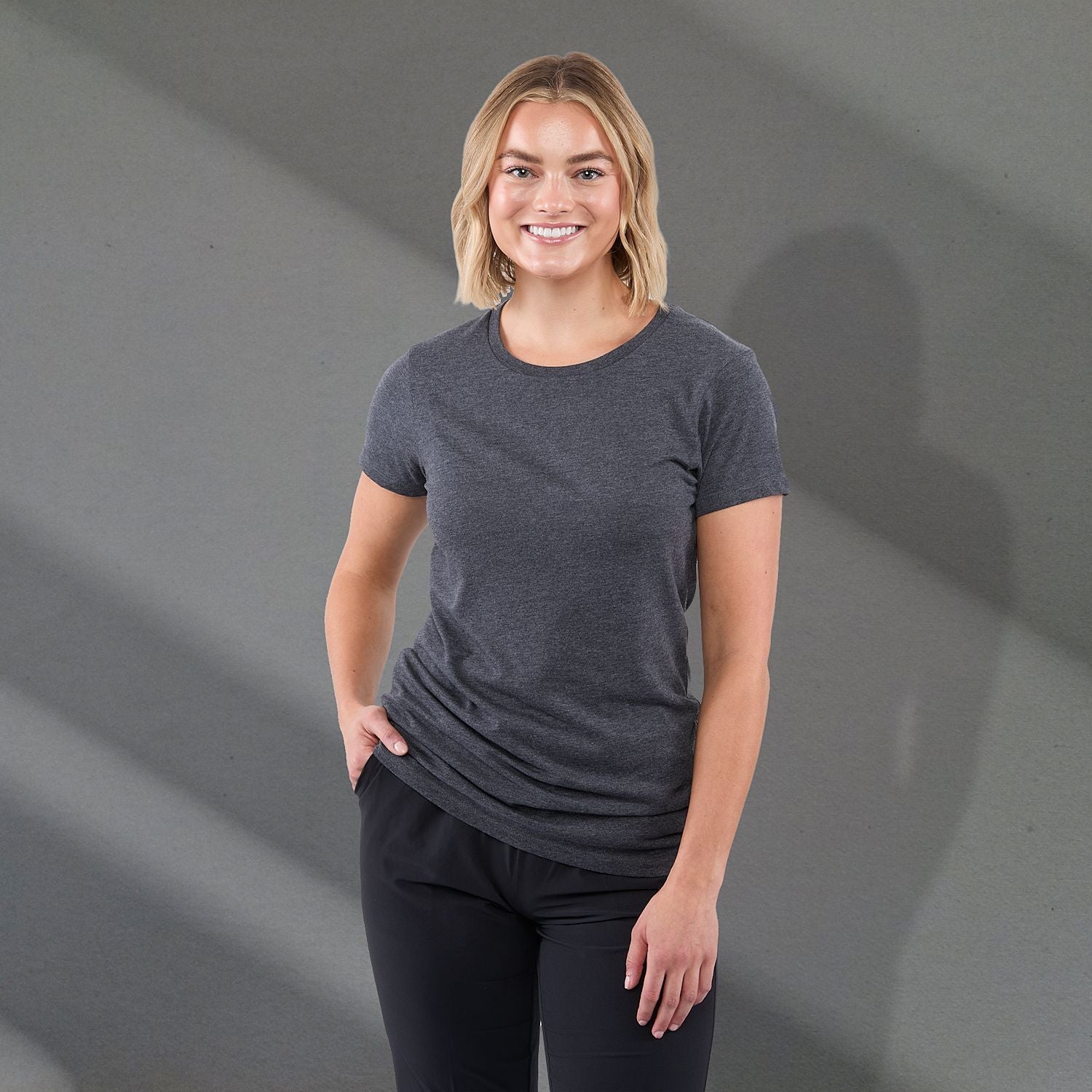 Women's BODIE Crew Neck Short Sleeve Tee