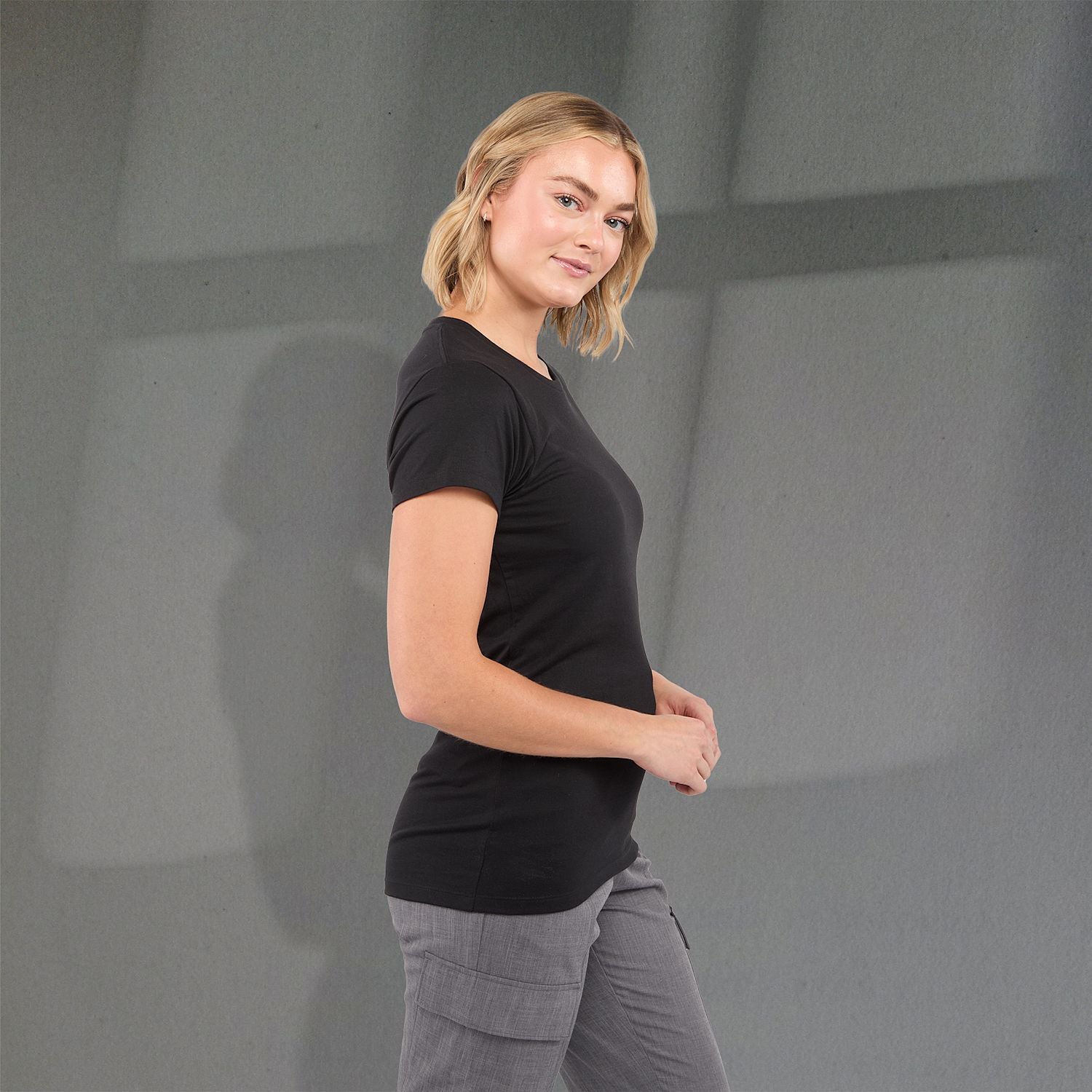 Women's BODIE Crew Neck Short Sleeve Tee