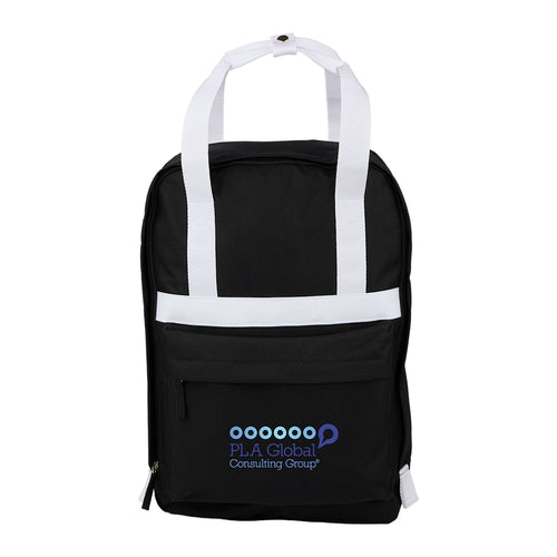 Black Varsity Backpack