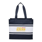 Varsity Box Tote navy