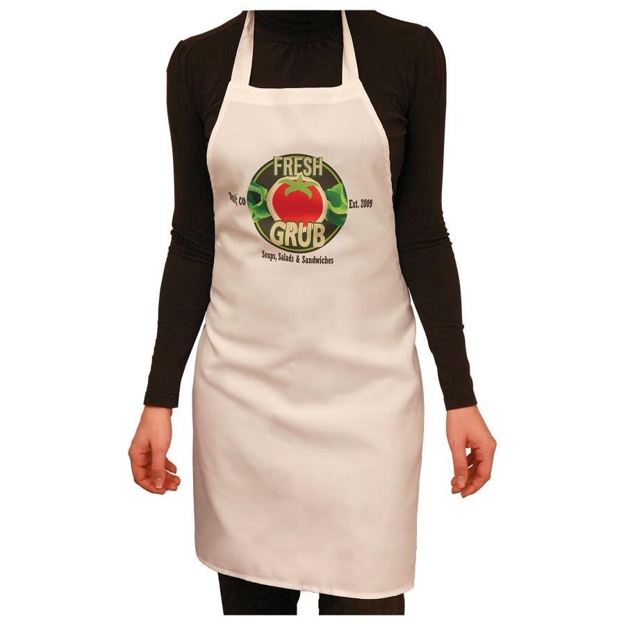 White Dye-Sublimated Apron