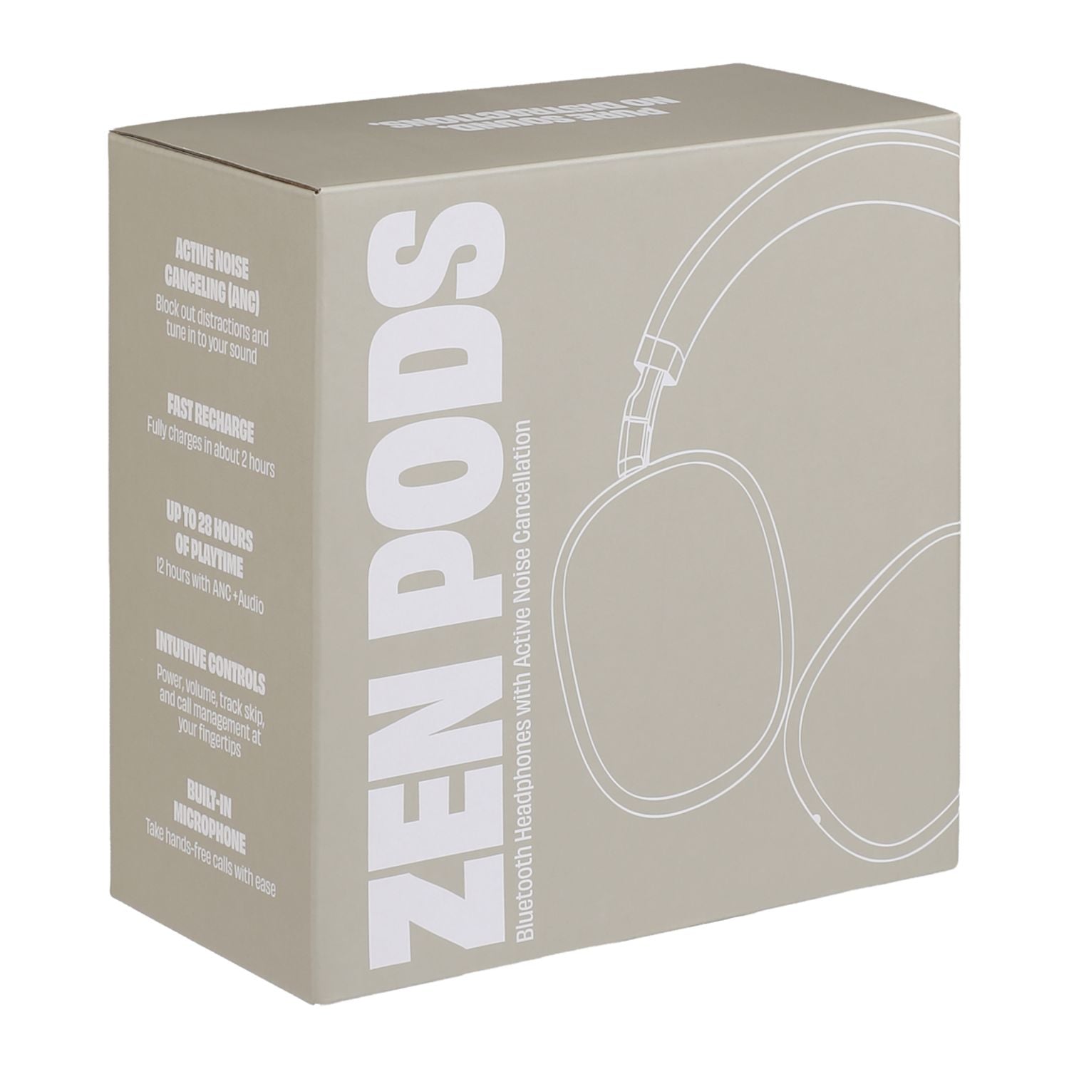 Zen Pods Heaphones Box