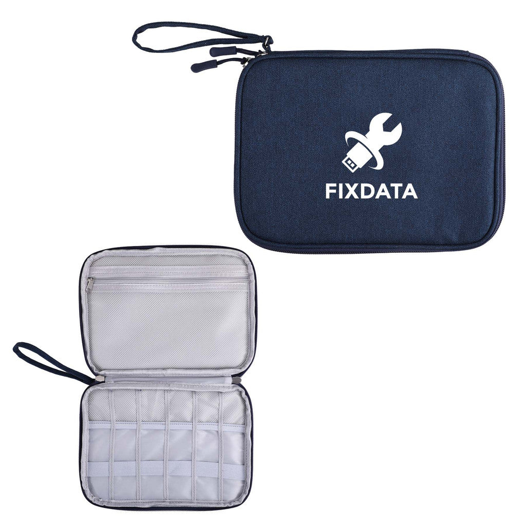 rPET Euro Tech Organizer with custom logo on front