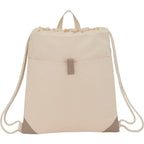 Au Naturel Recycled Cotton Drawstring Bag