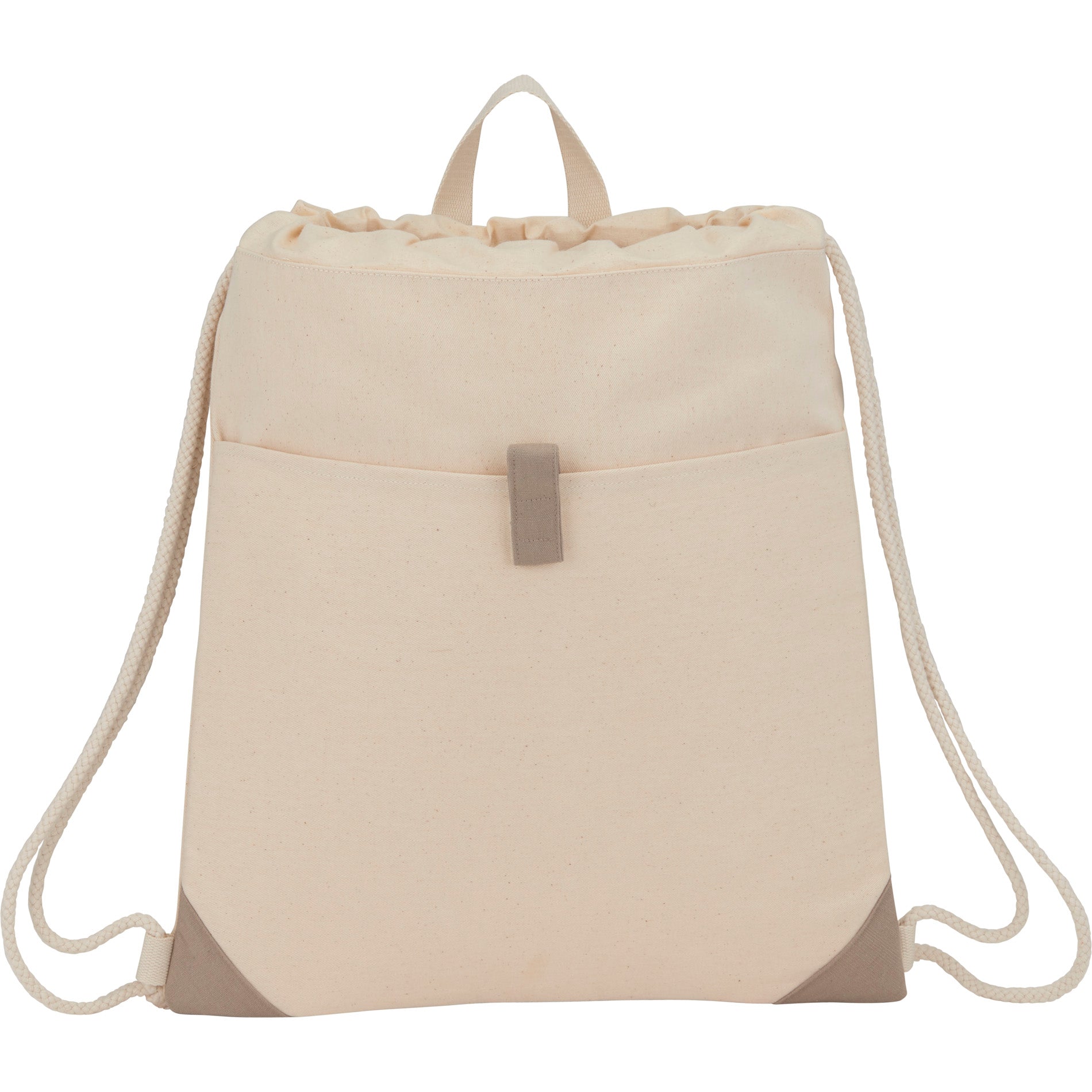 Au Naturel Recycled Cotton Drawstring Bag